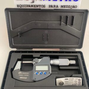 Micrômetro Externo Digital 0-25 mm 0,001mm Com Saída de Dados Proteção IP65 293-230-30