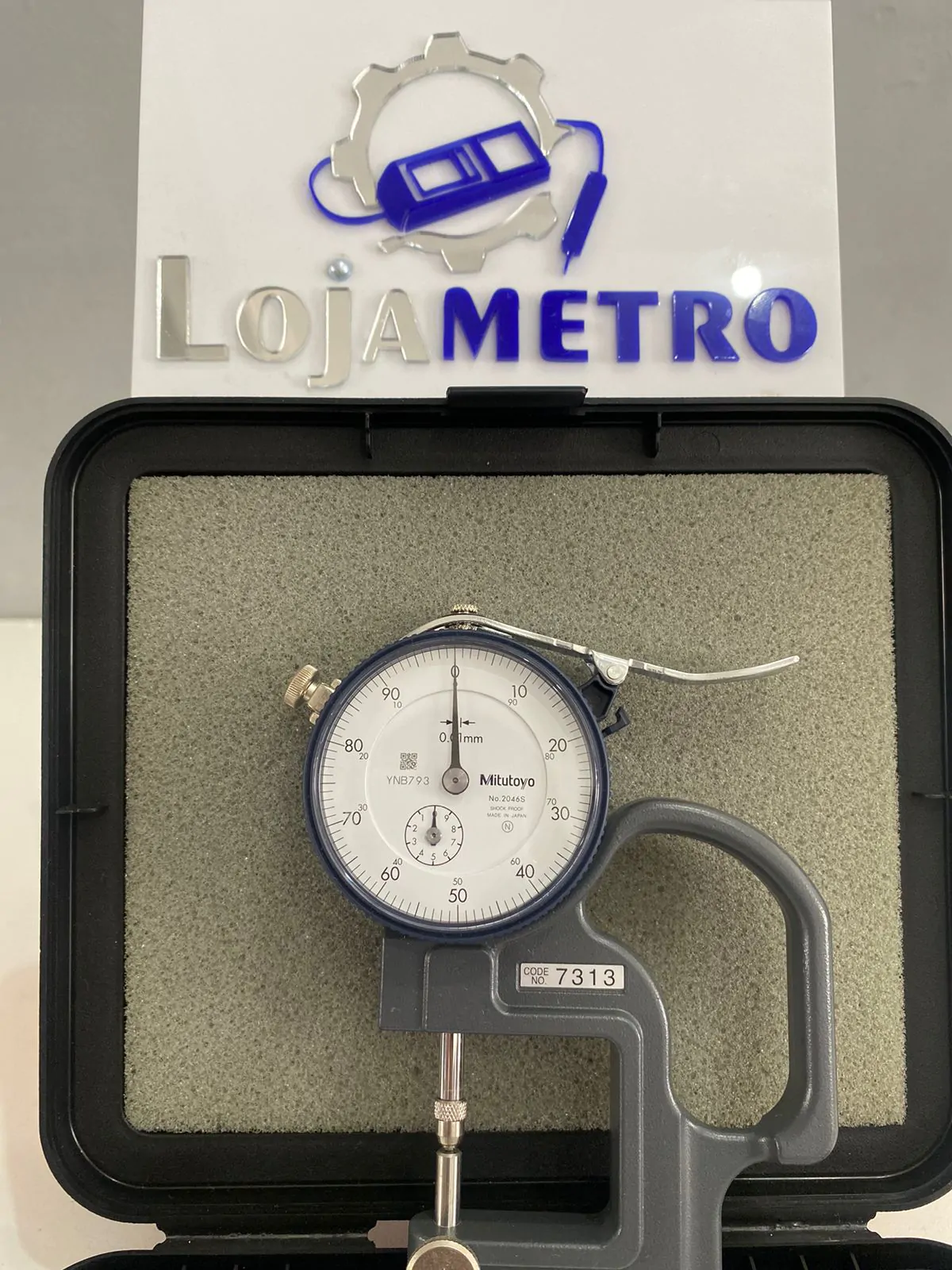 Medidor de Espessura Manual Analógico 10mm/0,01mm - Imagem 2