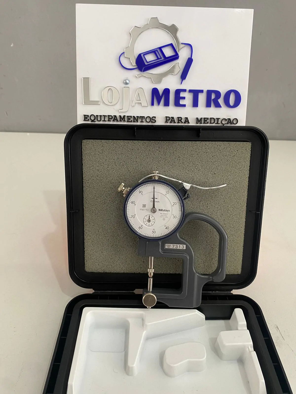 Medidor de Espessura Manual Analógico 10mm/0,01mm - Imagem 3