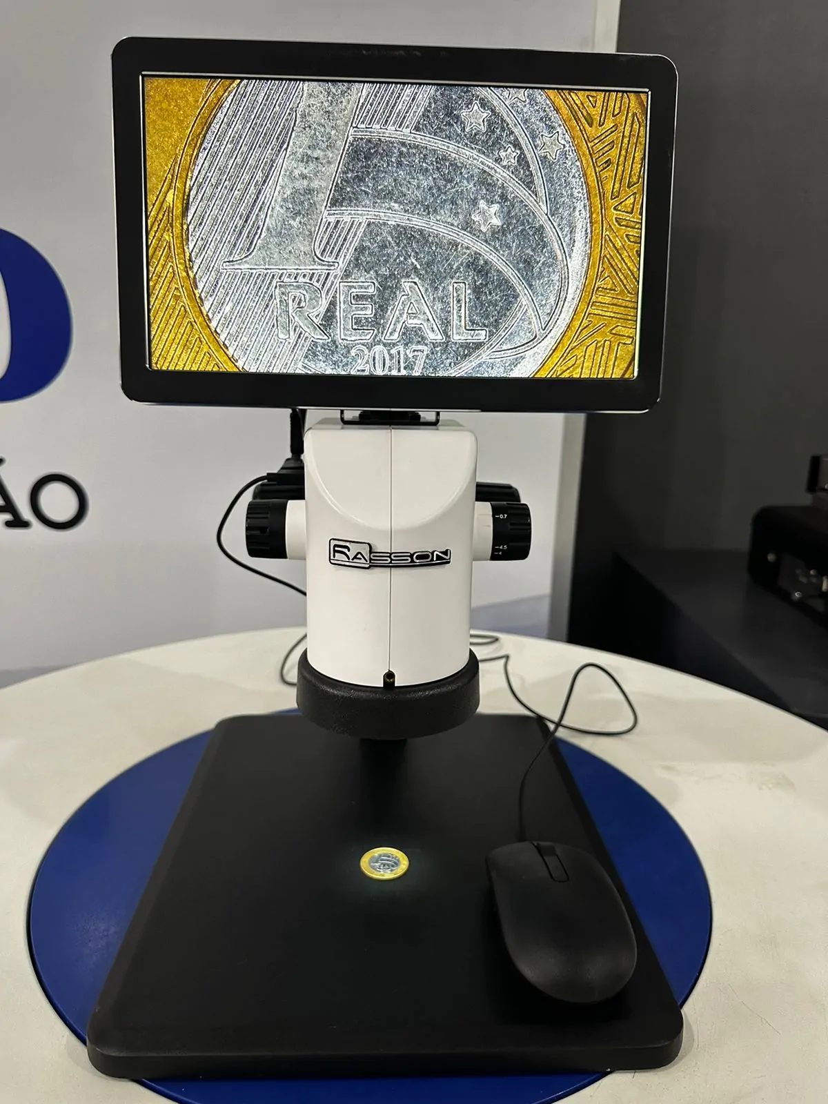 Microscópio de medição e inspeção visual Rasson modelo om-E