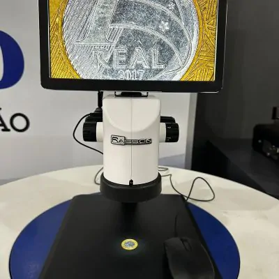 Microscópio de medição e inspeção visual Rasson modelo om-E